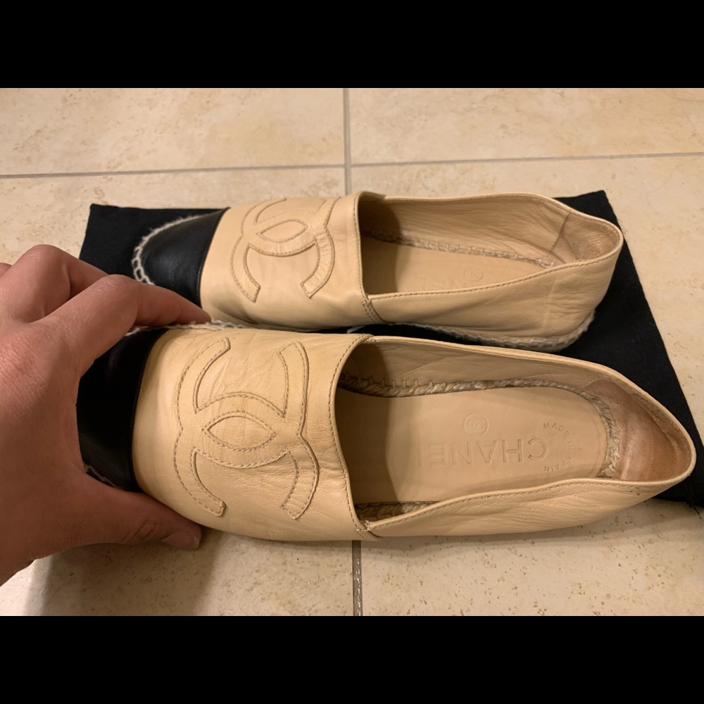 Chanel Leather Espadrilles - Picture 2 of 3